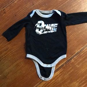 David Bowie baby onesie - Size 0-3M
